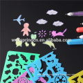 New style customized letter pp stencil for kids stationery